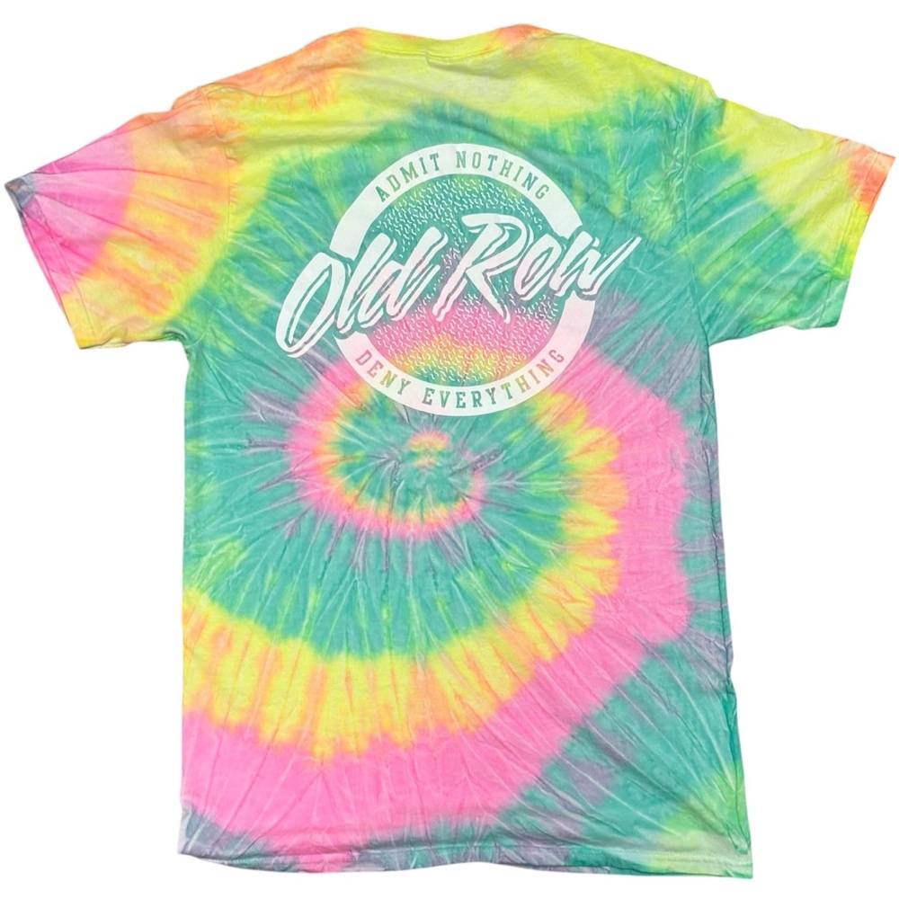 Old Row Short Sleeve Tie-dye T-shirt Size Small